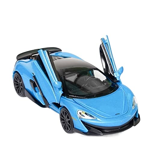 EMRGAZQD Motorfahrzeuge Replika Auto 1:32 for McLaren 600LT Legierung Sportwagen Modell Diecast Spielzeugfahrzeuge Lernspielzeug Originalgetreue Nachbildung (Color : Blue) von EMRGAZQD