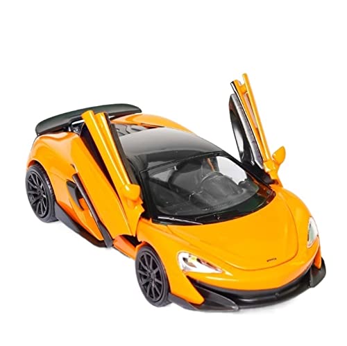 EMRGAZQD Motorfahrzeuge Replika Auto 1:32 for McLaren 600LT Legierung Sportwagen Modell Diecast Spielzeugfahrzeuge Lernspielzeug Originalgetreue Nachbildung (Color : Yellow) von EMRGAZQD
