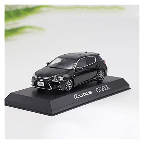 EMRGAZQD Motorfahrzeuge Replika Auto 1:43 Diecast Fahrzeug Für Lexus CT200h Simulation Legierung Automodell Sammlerstücke Aus Metall Originalgetreue Nachbildung (Color : Black) von EMRGAZQD