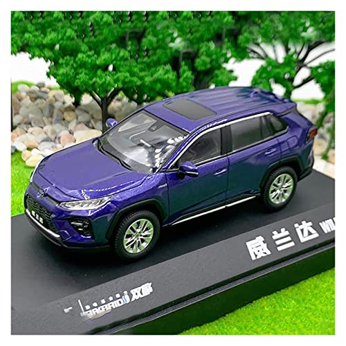 EMRGAZQD Motorfahrzeuge Replika Auto 1:43 Diecast Fahrzeug Für Toyota WILDANDER SUV Simulation Legierung Automodell Sammlerstücke Aus Metall Originalgetreue Nachbildung (Color : Blue) von EMRGAZQD