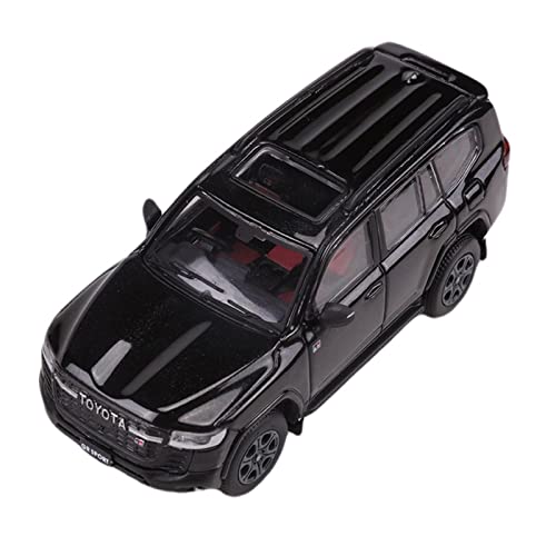 EMRGAZQD Motorfahrzeuge Replika Auto 1:64 Für Toyota Land Cruiser LC300 Geländewagen Legierung Automobilmodell Statisches Druckgussfahrzeug Originalgetreue Nachbildung (Color : Sport Right Black) von EMRGAZQD