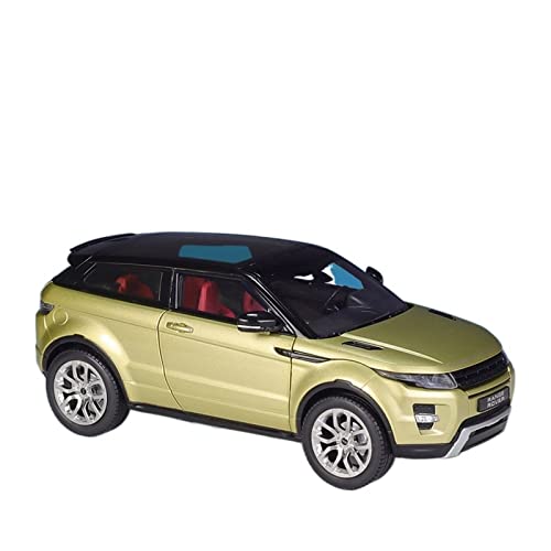 EMRGAZQD Motorfahrzeuge Replika Auto Maßstab 1:18 for Land Rover Range Evoque SUV Autolegierung Druckguss Metall Statisches Fertigmodell Spielzeug Originalgetreue Nachbildung(Green) von EMRGAZQD