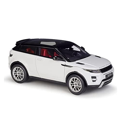 EMRGAZQD Motorfahrzeuge Replika Auto Maßstab 1:18 for Land Rover Range Evoque SUV Autolegierung Druckguss Metall Statisches Fertigmodell Spielzeug Originalgetreue Nachbildung(White) von EMRGAZQD