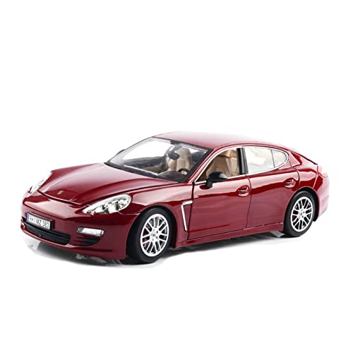 EMRGAZQD Motorfahrzeuge Replika Auto Maßstab 1:18 for Porsche Panamera Mini Auto Legierung Druckguss Simulation Metallmodell Replik Spielzeug Geschenk Originalgetreue Nachbildung(Red) von EMRGAZQD
