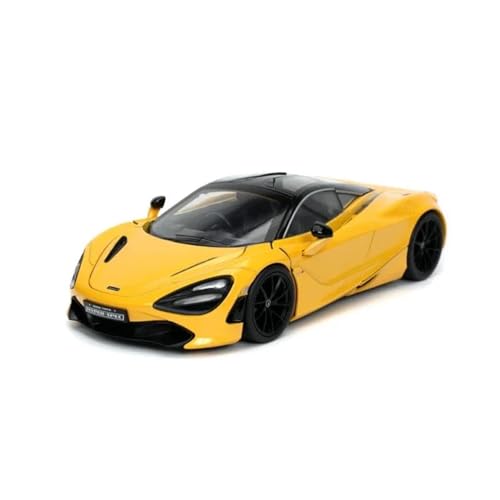 EMRGAZQD Motorfahrzeuge Replika Auto Maßstab 1:24 Für McLaren 720s, Druckguss-Automodell, Reibungsbetriebenes Modellauto, Souvenir-Sammlungsdisplay Für Erwachsene Originalgetreue Nachbildung von EMRGAZQD