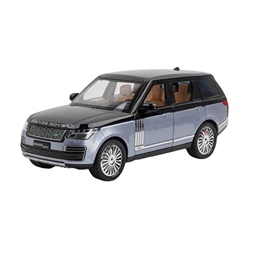EMRGAZQD Motorfahrzeuge Replika Auto Maßstab 1:24 for Land Rover Range Rover Mini-Auto-Legierung Druckguss-Simulation Metallmodell Replik Spielzeug Originalgetreue Nachbildung(Blue) von EMRGAZQD