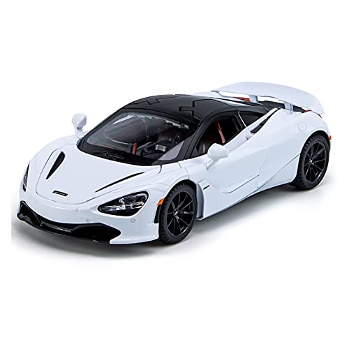 EMRGAZQD Motorfahrzeuge Replika Auto Maßstab 1:24 for McLaren 720S Autolegierung Druckguss Metall Statisches Fertiges Modell Erwachsenes Spielzeuggeschenk Originalgetreue Nachbildung(White) von EMRGAZQD