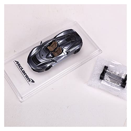 EMRGAZQD Motorfahrzeuge Replika Auto Miniatur 1:64 Für McLaren Elva Supersportwagen-Legierung Mini-Sportwagen-Modellsimulation Druckgussfahrzeuge Originalgetreue Nachbildung (Color : Silver) von EMRGAZQD