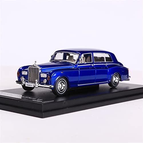 EMRGAZQD Motorfahrzeuge Replika Auto Miniatur 1:64 Für Rolls Royce Phantom VI Legierung Mini-Luxus-Automodellsimulation Druckgussfahrzeuge Originalgetreue Nachbildung (Color : Blue) von EMRGAZQD