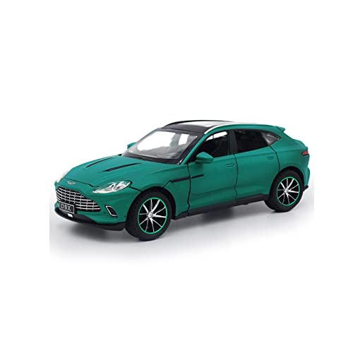 EMRGAZQD Motorfahrzeuge Replika Auto Skala 1:32 for Aston-Martin DBX Luxury SUV Legierung Auto-Modell Simulation Rücken Sie Fahrzeuggeschenke Zurück Originalgetreue Nachbildung (Color : Green) von EMRGAZQD