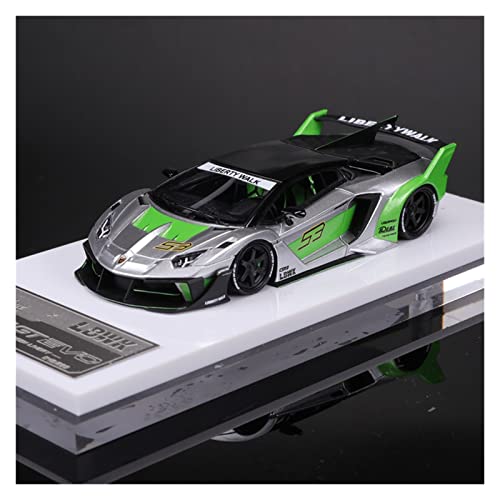 Motorfahrzeuge Replika Auto 1/64 Für Lamborghini Aventador LP700-4 Supersportwagen Statische Druckgussfahrzeuge Legierungsmodell-Sammlungsauto Originalgetreue Nachbildung ( Color : Silver Green ) von EMRGAZQD