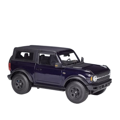 Motorfahrzeuge Replika Auto 1:18 Für Ford Bronco Wildtrak 2021 Legierung Diecas Auto Modell Simulation Fahrzeug Souvenir Urlaub Geschenke Ornamente Originalgetreue Nachbildung ( Color : Black ) von EMRGAZQD