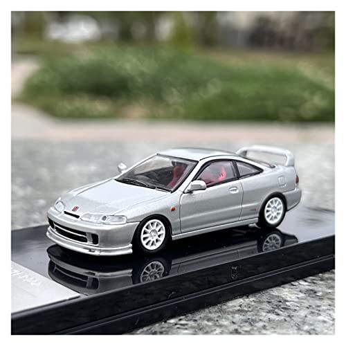 Motorfahrzeuge Replika Auto 1:64 Für Honda Civic TYPE-R DC2 Löffel Simulation Legierung Rennwagen Modell Statisches Fahrzeug Sammlerstück Ornament Originalgetreue Nachbildung ( Color : Silver ) von EMRGAZQD