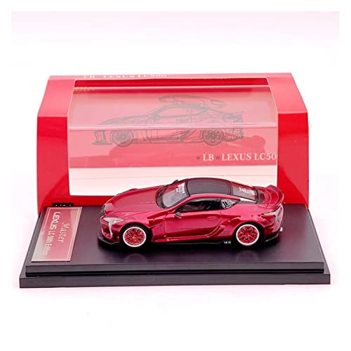 Motorfahrzeuge Replika Auto 1:64 Für Lexus LC500 LBWK Druckguss-Legierung Sportwagen Modell Statisches Fahrzeug Sammlerstück Ornament Souvenir Display Originalgetreue Nachbildung ( Color : Red ) von EMRGAZQD