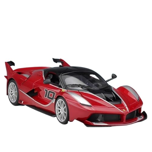 Motorfahrzeuge Replika Auto Automodell Im Maßstab 1:18 Für Ferrari FXX K EVO. Statisches Ausstellungsstück Für Simulationsfahrzeuge Aus Druckgusslegierung Originalgetreue Nachbildung ( Color : Red 10# von EMRGAZQD