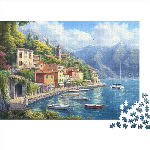 Comer See Puzzles für Erwachsene – Puzzle 1000 P – Erwachsene und Kinder ab 14 Jahren – hochwertiges Puzzle 1000 Teile (75 x 50 cm) von EMTRKPWLJ