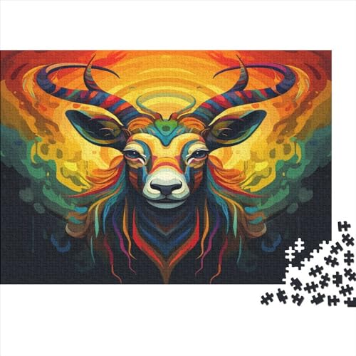 Verdrehte Antilope Puzzlespiel 1000 Teile Für Erwachsene, Einzigartige Kunstwerke Und Vorlage - Geburtstagsgeschenk - Spaßige Puzzles Mit Überraschung Von Puzzle in A Bag Puzzel 1000pcs (75x50cm) von EMTRKPWLJ