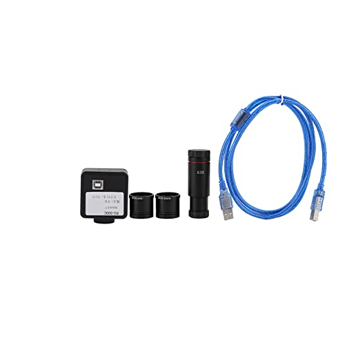 EMUKOEP 5MP USB -Mikroskopkammer Industrial Ocular House ohne Einheit mit 0,5X CCD -Adapter von EMUKOEP