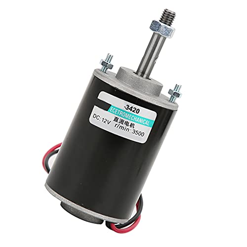 EMUKOEP CC Motor Permanent Magnet 12VDC Metall AMP Magnete Hochgeschwindigkeit Niedrige Rausch CW CCW Mini Elektromotoren Gebürstet 30W (12v3500 rev) von EMUKOEP