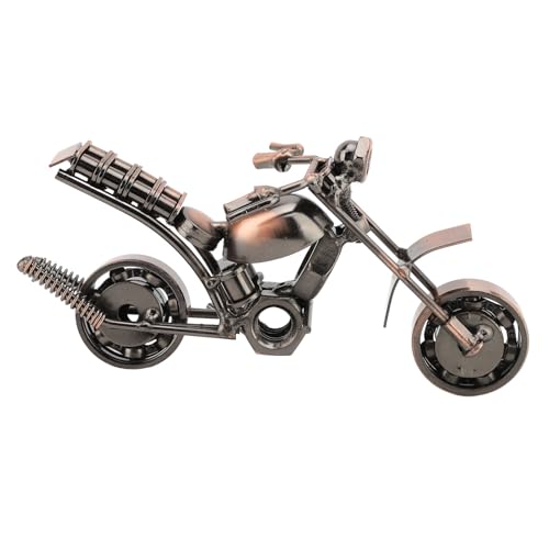 EMUKOEP Eisenmotorradmodell Ornamente Bronze Metallmotorraddekoration für Heimtischdekor 15x6x9cm EMUKOEP Eisenmotorradmodell Ornamente Bronze Metallmotorraddekoration für Heimtischdekor 15x6x9cm von EMUKOEP