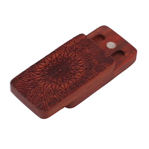 EMUKOEP Fidget Slider Red Sandelholz Stress Releef Engrado Pradgertip Zappel Slider Office Toy (Begrenzte Sonnenblume) von EMUKOEP