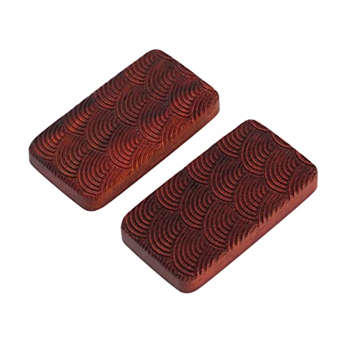 EMUKOEP Fidget Slider Red Sandelholz Stress Releef Engrado Pradgertip Zappel Slider Office Toy (Begrenzte Wasserwelle) von EMUKOEP