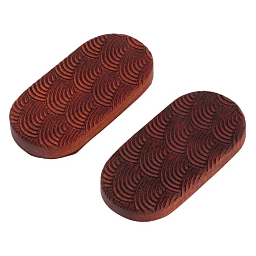 EMUKOEP Fidget Slider Red Sandelholz Stress Releef Engrado Pradgertip Zappel Slider Office Toy (Unbegrenzte Wasserwelle) von EMUKOEP