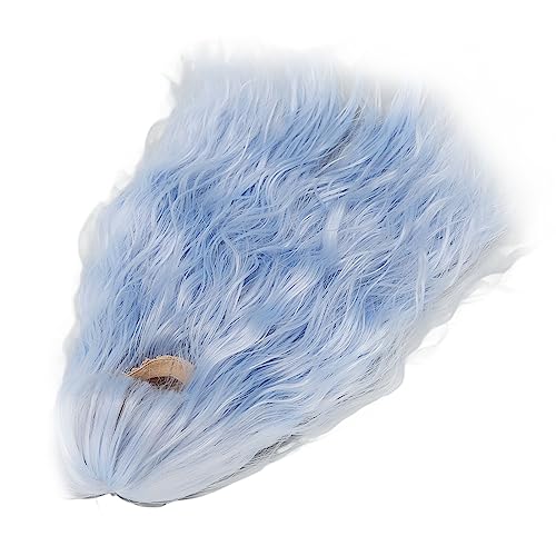 EMUKOEP Puppenhaarperücke, Hochtemperaturdraht, Langes Haar, 1/3, Wellenhandgelenkwelle (Himmelblau) von EMUKOEP
