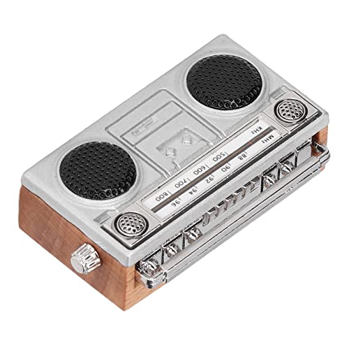 EMUKOEP Radio für Dollhouse bei 1:12 Skala, Simuliertes Miniatur -Retro -Modell für, Zubehör für Spielzeugdekoration EMUKOEP Radio für Dollhouse bei 1:12 Skala, Simuliertes Miniatur -Retro -Modell für, Zubehör für Spielzeugdekoration von EMUKOEP