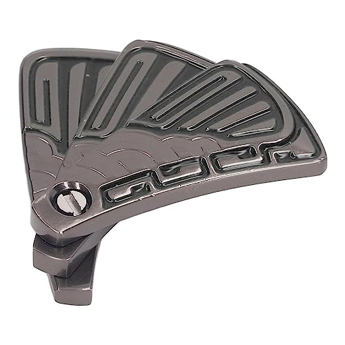 Schieber Fidget Spielzeug Ventilator faltbar Stressabbau magnetisch Spielzeug aus Edelstahl für Erwachsene (schwarz) von EMUKOEP