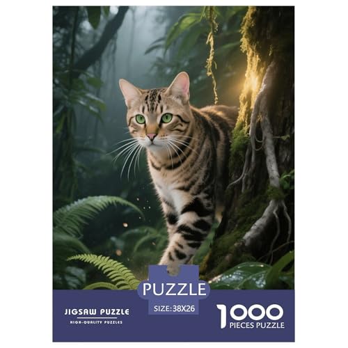 1000 Teile Ägyptisch Mau Puzzle – Für Erwachsene, Familienspaß & Gemeinsames Spiel, Tropischer Dschungel Puzzle, Dekoration, Geschenkideen 38x26cm/1000pcs von EMYXPAQM