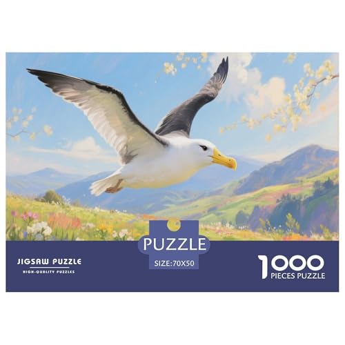 1000 Teile Albatros Puzzle Für Erwachsene Und Kinder Geduldspiel Puzzle Aus Karton Wohndekoration Einzigartiges Geschenk 70x50cm/1000pcs von EMYXPAQM