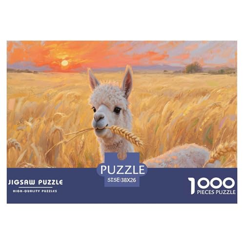 1000 Teile Alpaka Puzzle Für Erwachsene Und Kinder Familien Spiel Puzzles Aus Karton Wohndekoration Geschenkideen 38x26cm/1000pcs 1000 Teile Alpaka Puzzle Für Erwachsene Und Kinder Familien Spiel Puzzles Aus Karton Wohndekoration Geschenkideen 38x26cm/1000pcs von EMYXPAQM