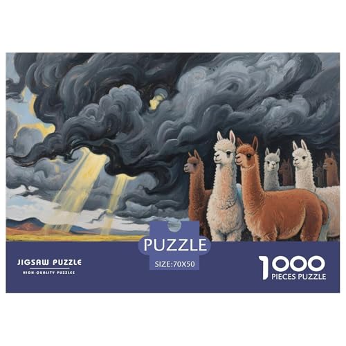 1000 Teile Alpaka Puzzle Für Erwachsene Und Kinder Pädagogisches Spiel Puzzle Aus Karton Wohndekoration Geschenk Für Kinder 70x50cm/1000pcs 1000 Teile Alpaka Puzzle Für Erwachsene Und Kinder Pädagogisches Spiel Puzzle Aus Karton Wohndekoration Geschenk Für Kinder 70x50cm/1000pcs von EMYXPAQM