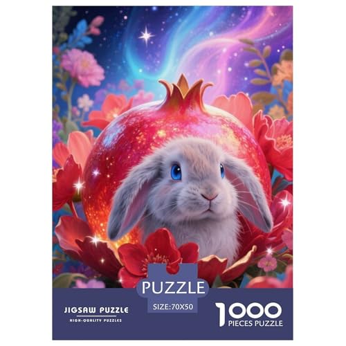 1000 Teile Angora Puzzle Für Jugendliche Und Erwachsene Schwieriges Spiel Angora Granatapfel Puzzle Aus Karton Wohndekoration Geschenkideen 70x50cm/1000pcs von EMYXPAQM
