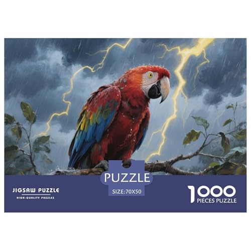 1000 Teile Ara Puzzle Für Erwachsene Und Kinder Pädagogisches Spiel Puzzle Aus Karton Wohndekoration Geschenkideen 70x50cm/1000pcs von EMYXPAQM