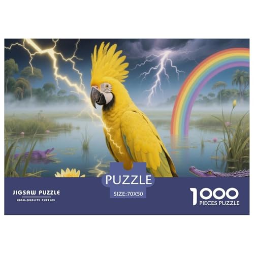 1000 Teile Ara Puzzle Für Erwachsene Und Kinder Pädagogisches Spiel Puzzles Aus Karton Wohndekoration Geschenk Für Kinder 70x50cm/1000pcs von EMYXPAQM