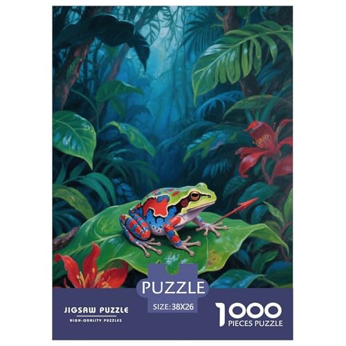 1000 Teile Baum Frosch Puzzle Für Erwachsene Und Kinder Herausforderung Spiel Laubfrosch Tropischer Dschungel Puzzles Aus Karton Wohndekoration Geschenk Zu Weihnachten 38x26cm/1000pcs 1000 Teile Baum Frosch Puzzle Für Erwachsene Und Kinder Herausforderung Spiel Laubfrosch Tropischer Dschungel Puzzles Aus Karton Wohndekoration Geschenk Zu Weihnachten 38x26cm/1000pcs von EMYXPAQM