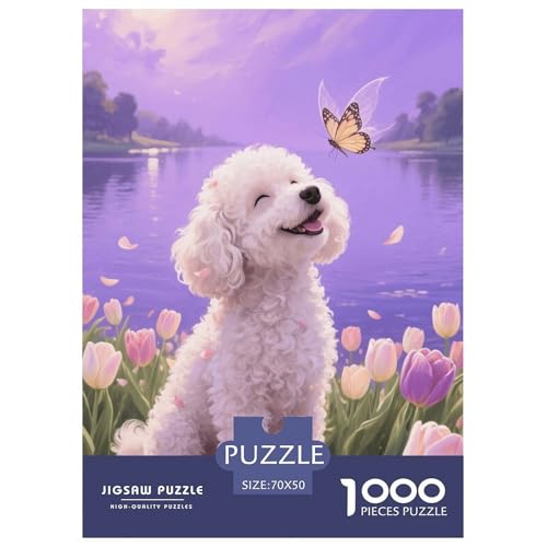 1000 Teile Bichon Frisé Puzzle – Für Erwachsene, Anspruchsvolles Spiel, Garten Seeside Puzzles, DekoRatteion, Geschenk Für Kinder 70x50cm/1000pcs 1000 Teile Bichon Frisé Puzzle – Für Erwachsene, Anspruchsvolles Spiel, Garten Seeside Puzzles, DekoRatteion, Geschenk Für Kinder 70x50cm/1000pcs von EMYXPAQM