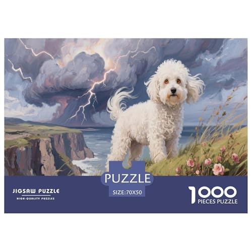 1000 Teile Bichon Frisé Puzzle Für Erwachsene Und Kinder Familien Spiel Puzzles Aus Karton Wohndekoration Geschenk Für Kinder 70x50cm/1000pcs 1000 Teile Bichon Frisé Puzzle Für Erwachsene Und Kinder Familien Spiel Puzzles Aus Karton Wohndekoration Geschenk Für Kinder 70x50cm/1000pcs von EMYXPAQM
