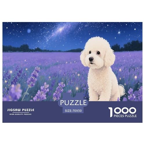1000 Teile Bichon Frisé Puzzle Für Erwachsene Und Kinder Pädagogisches Spiel Puzzle Aus Karton Wohndekoration Geschenk Zum Geburtstag 70x50cm/1000pcs 1000 Teile Bichon Frisé Puzzle Für Erwachsene Und Kinder Pädagogisches Spiel Puzzle Aus Karton Wohndekoration Geschenk Zum Geburtstag 70x50cm/1000pcs von EMYXPAQM