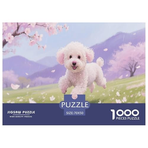 1000 Teile Bichon Frisé Puzzle Für Erwachsene Und Kinder Pädagogisches Spiel Puzzle Aus Karton Wohndekoration Geschenkideen 70x50cm/1000pcs 1000 Teile Bichon Frisé Puzzle Für Erwachsene Und Kinder Pädagogisches Spiel Puzzle Aus Karton Wohndekoration Geschenkideen 70x50cm/1000pcs von EMYXPAQM