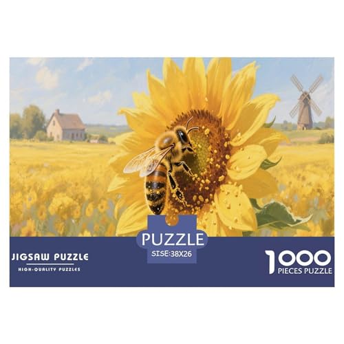1000 Teile Biene Puzzle Für Erwachsene Und Kinder Pädagogisches Spiel Puzzle Aus Karton Wohndekoration Geschenkideen 38x26cm/1000pcs 1000 Teile Biene Puzzle Für Erwachsene Und Kinder Pädagogisches Spiel Puzzle Aus Karton Wohndekoration Geschenkideen 38x26cm/1000pcs von EMYXPAQM