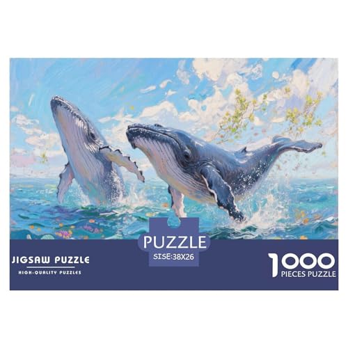 1000 Teile Blauwal Puzzle Für Erwachsene Und Kinder Familien Spiel Puzzles Aus Karton Wohndekoration Einzigartiges Geschenk 38x26cm/1000pcs 1000 Teile Blauwal Puzzle Für Erwachsene Und Kinder Familien Spiel Puzzles Aus Karton Wohndekoration Einzigartiges Geschenk 38x26cm/1000pcs von EMYXPAQM