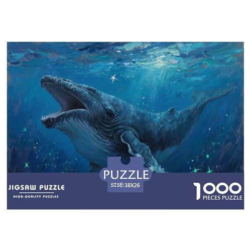 1000 Teile Blauwal Puzzle Für Erwachsene Und Kinder Familien Spiel Puzzles Aus Karton Wohndekoration Geschenk Zu Weihnachten 38x26cm/1000pcs 1000 Teile Blauwal Puzzle Für Erwachsene Und Kinder Familien Spiel Puzzles Aus Karton Wohndekoration Geschenk Zu Weihnachten 38x26cm/1000pcs von EMYXPAQM