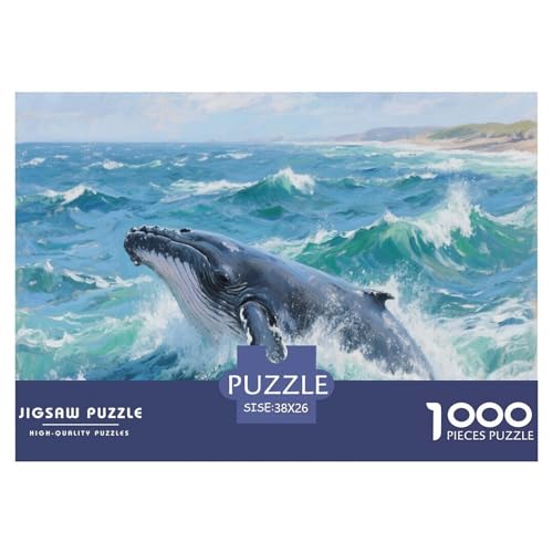 1000 Teile Blauwal Puzzle Für Erwachsene Und Kinder Pädagogisches Spiel Puzzle Aus Karton Wohndekoration Geschenk Für Kinder 38x26cm/1000pcs 1000 Teile Blauwal Puzzle Für Erwachsene Und Kinder Pädagogisches Spiel Puzzle Aus Karton Wohndekoration Geschenk Für Kinder 38x26cm/1000pcs von EMYXPAQM