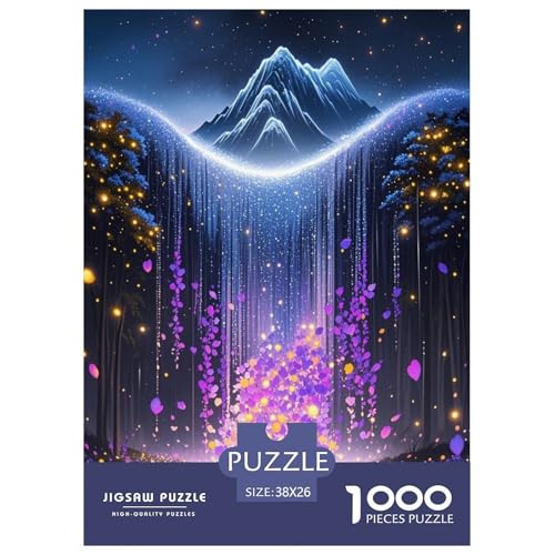 1000 Teile Blütenblatt Puzzle Für Erwachsene Und Kinder Herausforderung Spiel Blütenblatt Wasserfall Berg Puzzle Aus Karton Wohndekoration Einzigartiges Geschenk 38x26cm/1000pcs 1000 Teile Blütenblatt Puzzle Für Erwachsene Und Kinder Herausforderung Spiel Blütenblatt Wasserfall Berg Puzzle Aus Karton Wohndekoration Einzigartiges Geschenk 38x26cm/1000pcs von EMYXPAQM