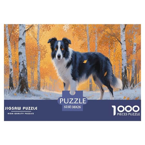 1000 Teile Border Collie Puzzle Für Erwachsene Und Kinder Pädagogisches Spiel Puzzle Aus Karton Wohndekoration Unique Gift 38x26cm/1000pcs 1000 Teile Border Collie Puzzle Für Erwachsene Und Kinder Pädagogisches Spiel Puzzle Aus Karton Wohndekoration Unique Gift 38x26cm/1000pcs von EMYXPAQM