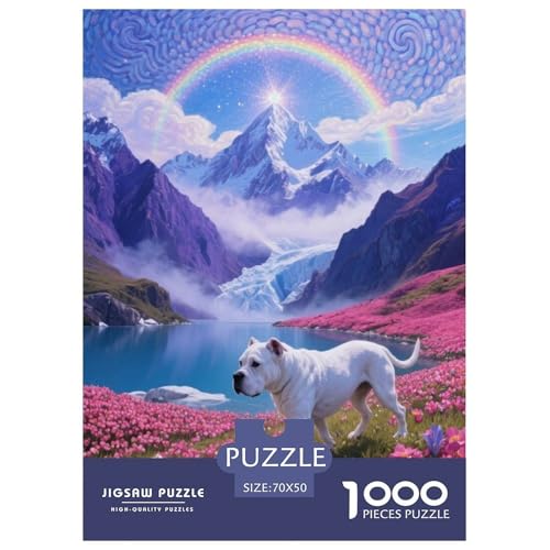 1000 Teile Boxer Puzzle Für Jugendliche Und Erwachsene Schwieriges Spiel White Hund Berge See Puzzles Aus Karton Wohndekoration Geschenk Zum Geburtstag 70x50cm/1000pcs 1000 Teile Boxer Puzzle Für Jugendliche Und Erwachsene Schwieriges Spiel White Hund Berge See Puzzles Aus Karton Wohndekoration Geschenk Zum Geburtstag 70x50cm/1000pcs von EMYXPAQM