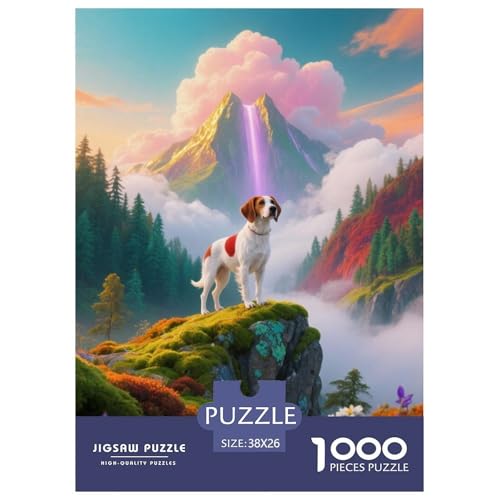 1000 Teile Bretagne Spaniel Puzzle Für Jugendliche Und Erwachsene Entspannung Spiel Hund Berggipfel Puzzle Aus Karton Wohndekoration Geschenk Zum Geburtstag 38x26cm/1000pcs 1000 Teile Bretagne Spaniel Puzzle Für Jugendliche Und Erwachsene Entspannung Spiel Hund Berggipfel Puzzle Aus Karton Wohndekoration Geschenk Zum Geburtstag 38x26cm/1000pcs von EMYXPAQM